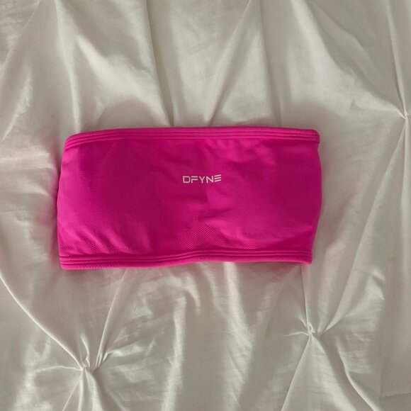 DFYNE Impact Backless Bandeau – Bright Fuchsia - Picture 3 of 4